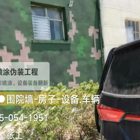 山南数码迷彩漆施工